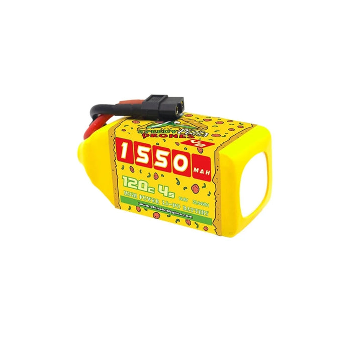 CNHL 1550mAh 14.8V 4S 120C Speedy Pizza V2.0 Lipo Battery - XT60