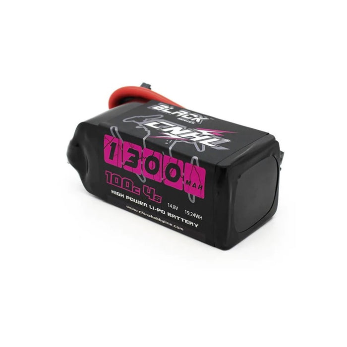 CNHL Black Series 1300mAh 14.8V 4S 100C Lipo Battery - XT60