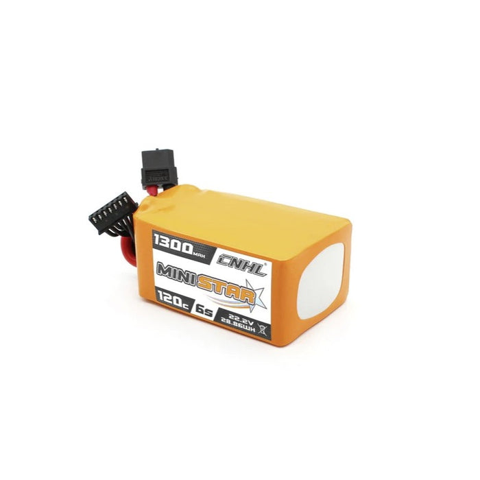 CNHL MiniStar Series 1300MAH 22.2V 6S 120C Lipo Battery - XT60