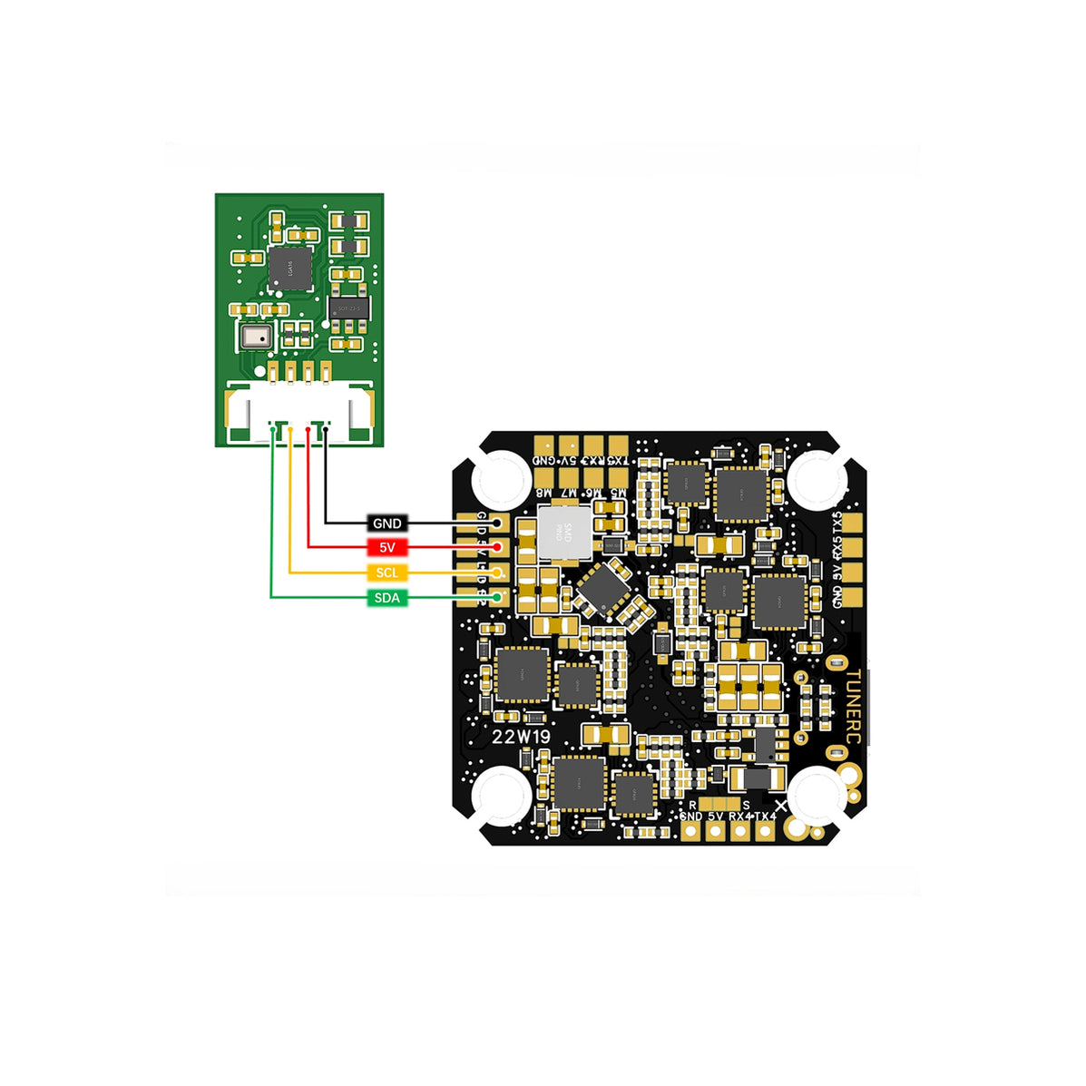 TUNERC Magnetometer and Barometer Module — Pyrodrone