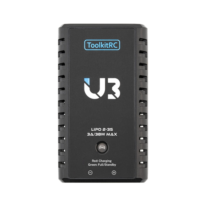 ToolkitRC U3 38W 3.0A USB-C 2-3S High-Speed Balance Lipo Charger
