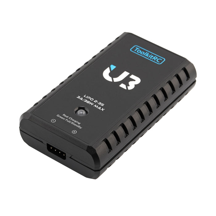 ToolkitRC U3 38W 3.0A USB-C 2-3S High-Speed Balance Lipo Charger