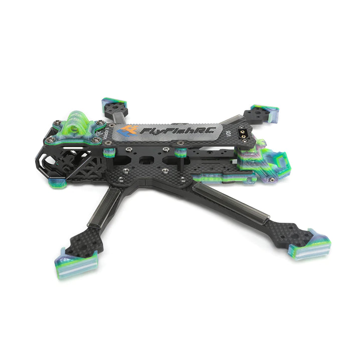 FlyfishRC Volador II VD5 O3 Deadcat FPV Long Range T700 Frame Kit - Black