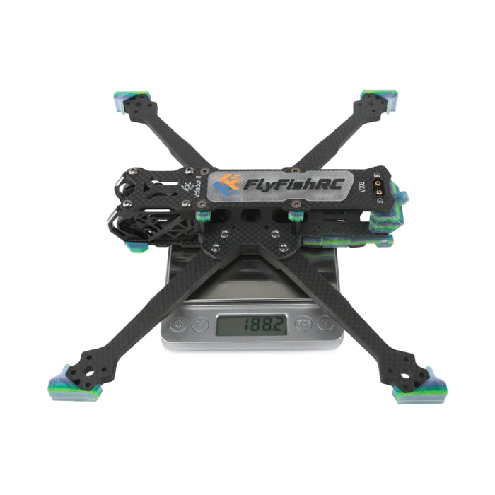 FlyfishRC Volador II VX6 O3 FPV Freestyle T700 Frame Kit - Choose Color