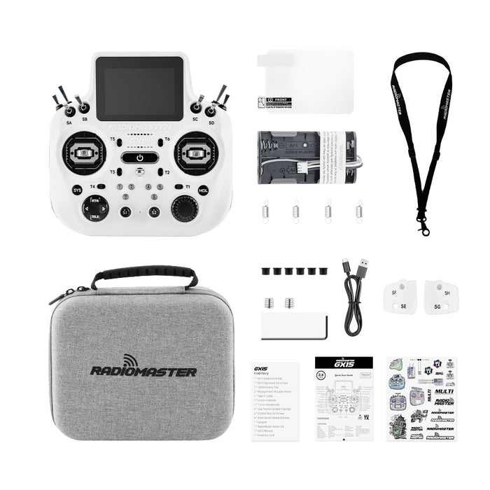 RadioMaster GX15 ELRS Gemini 2.4GHz 3.5-inch Touchscreen Display V6 CNC Hall Sensor Gimbals Radio Controller - Choose Color