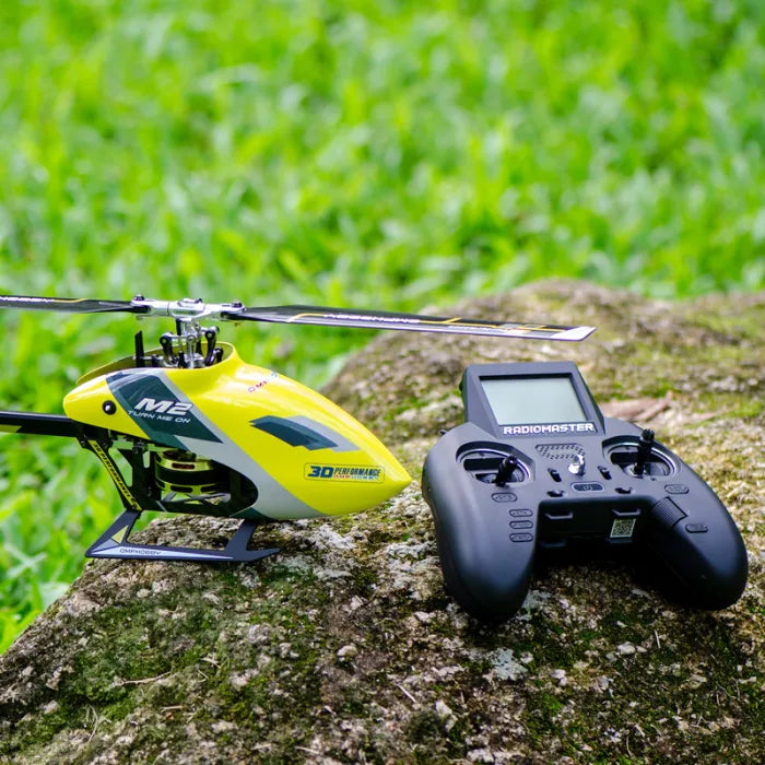 OMPHobby M2 EVO RTF 3D Flybarless Dual Brushless Motor Direct-Drive RC Helicopter - YELLOW