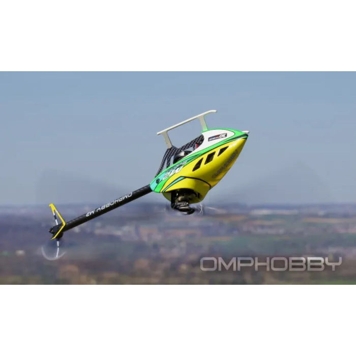 OMPHobby M2 V3 PRO BNF 3D Flybarless Dual Brushless Motor Direct-Drive RC Helicopter - Viper Yellow
