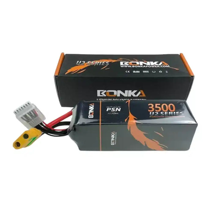 Bonka U2 Series 3500mAh 6S 22.2V 120C Long Range/Cinelifter Lipo Battery - XT90