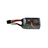 3-Pack Bonka U2 Ultra Light 1380mAh 6S 22.2V 180C FPV Racing LiPo Battery - XT60