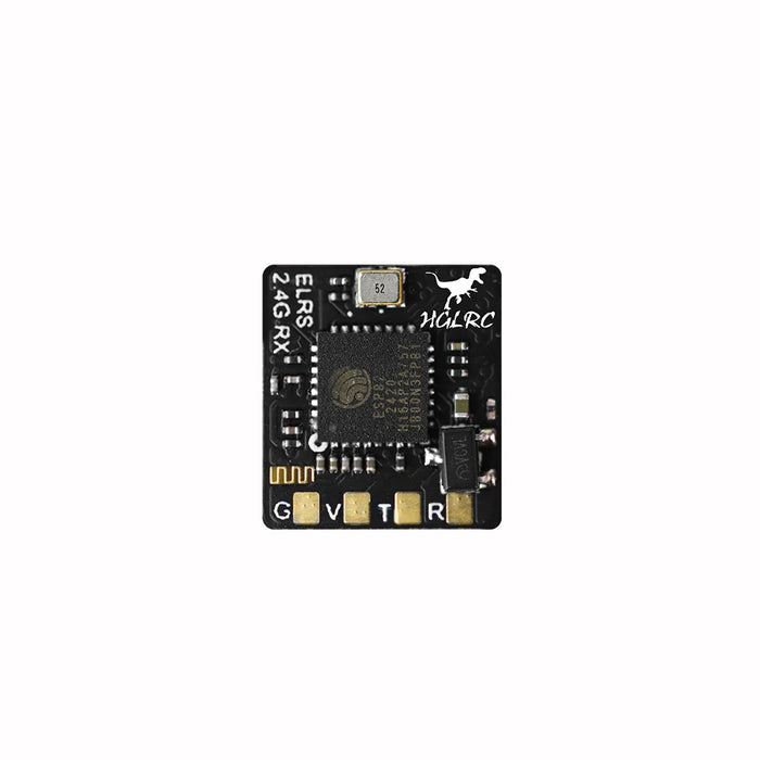 HGLRC ELRS 2.4GHz RX-T Receiver w/ T-Antennas