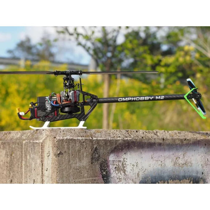 OMPHobby M2 V3 PRO BNF 3D Flybarless Dual Brushless Motor Direct-Drive RC Helicopter - Viper Yellow