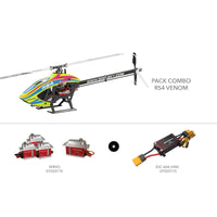 Goosky Legend RS4 Venom Edition PNP Electric Helicopter COMBO (Unassembled) - YELLOW