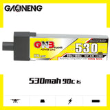 Gaoneng GNB 1S 530MAH 90C 3.8V HV Li-Po Battery for Whoop Micro - GNB27 Plastic Head