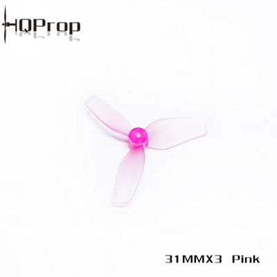 HQ Ultralight Whoop Prop 31MMx3 1.2x1.1x3 PC 1mm Shaft (2CW+2CCW) - Choose Color