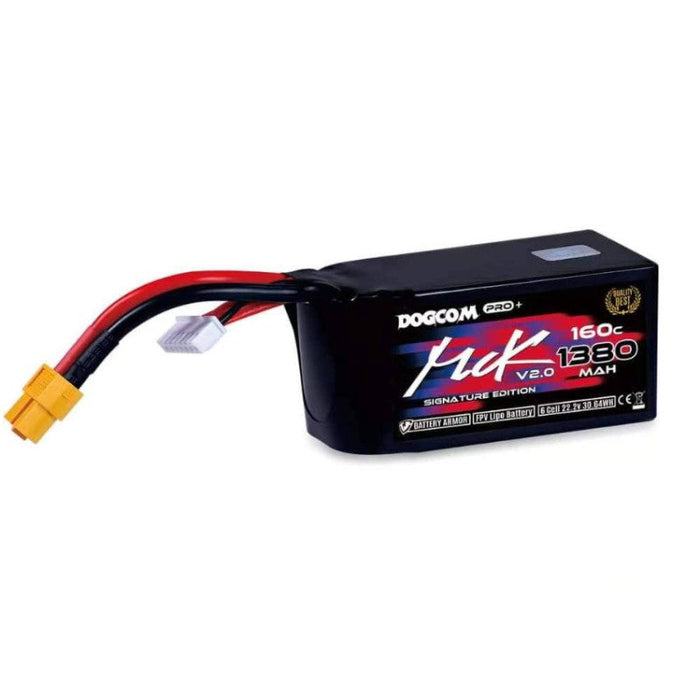 DOGCOM MCK Edition V2.0 1380mAh 6s 22.2V 160C LiPo Battery - XT60