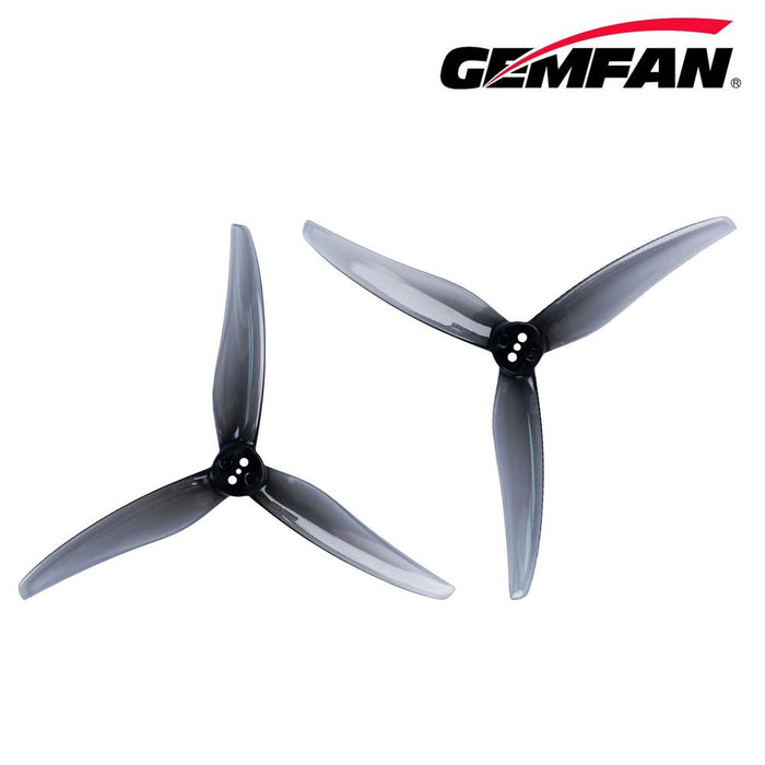 Gemfan Hurricane 4525 PC Tri-Blade 4.5" T-Mount 1.5mm Propeller (2CW+2CCW) - Choose Color