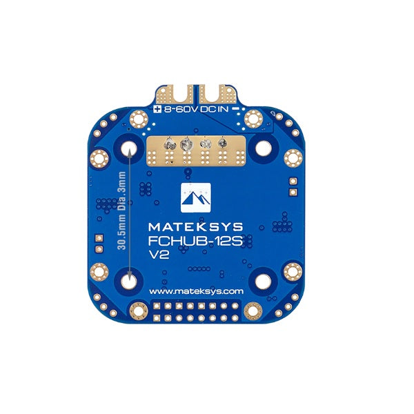 Matek XCLASS PDB FCHUB V2 PDB 12S : 5V & 12V Output - 30x30