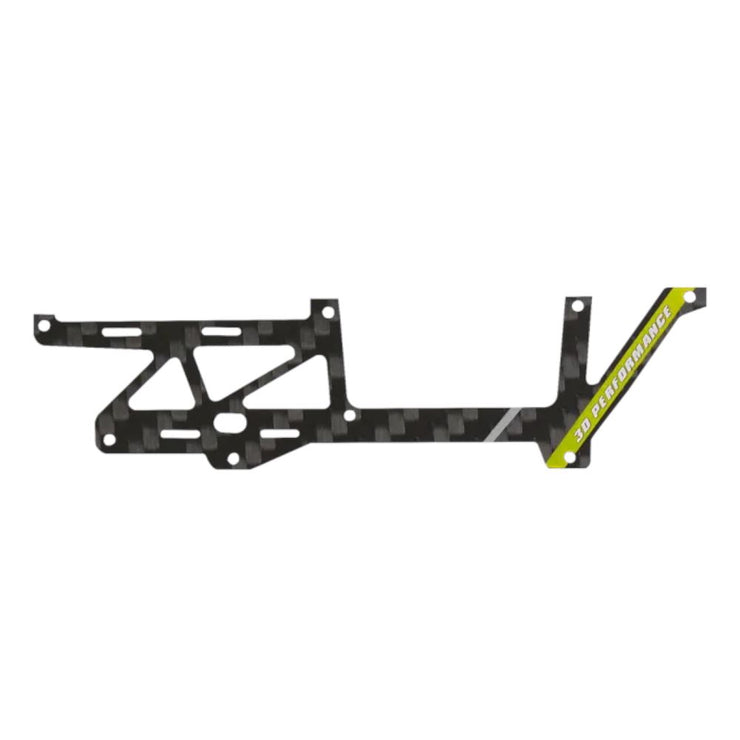 OMPHobby M1 EVO Helicopter Left Side Carbon Fiber Frame - Yellow