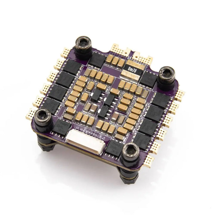 Flycolor X-Tower 2 F7 Flight Controller Stack w/ Bluetooth LED 60A 3-6S BLHeli32 4in1 ESC - 30x30mm