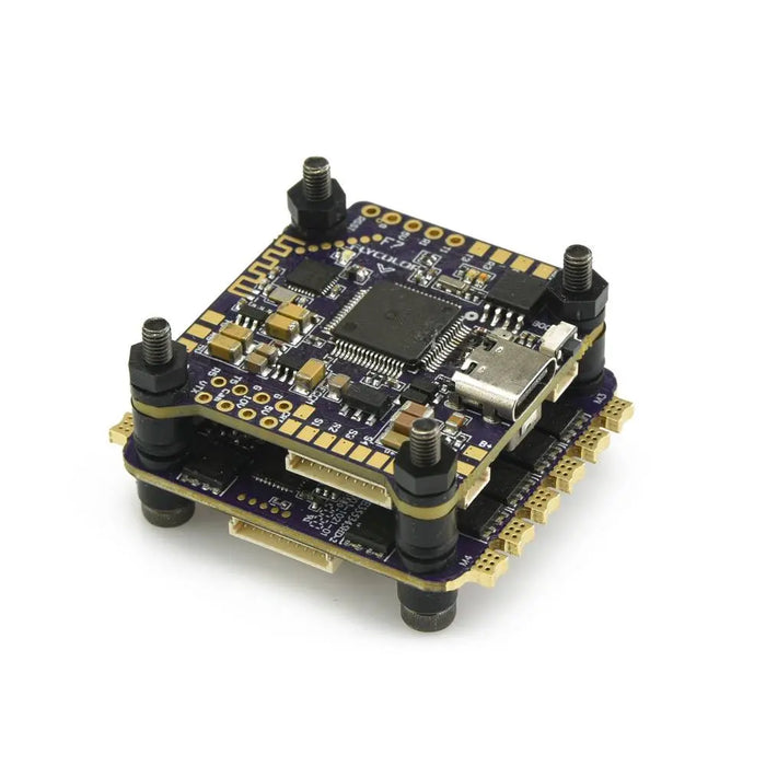 Flycolor X-Tower 2 F7 Flight Controller Stack w/ Bluetooth LED 60A 3-6S BLHeli32 4in1 ESC - 30x30mm