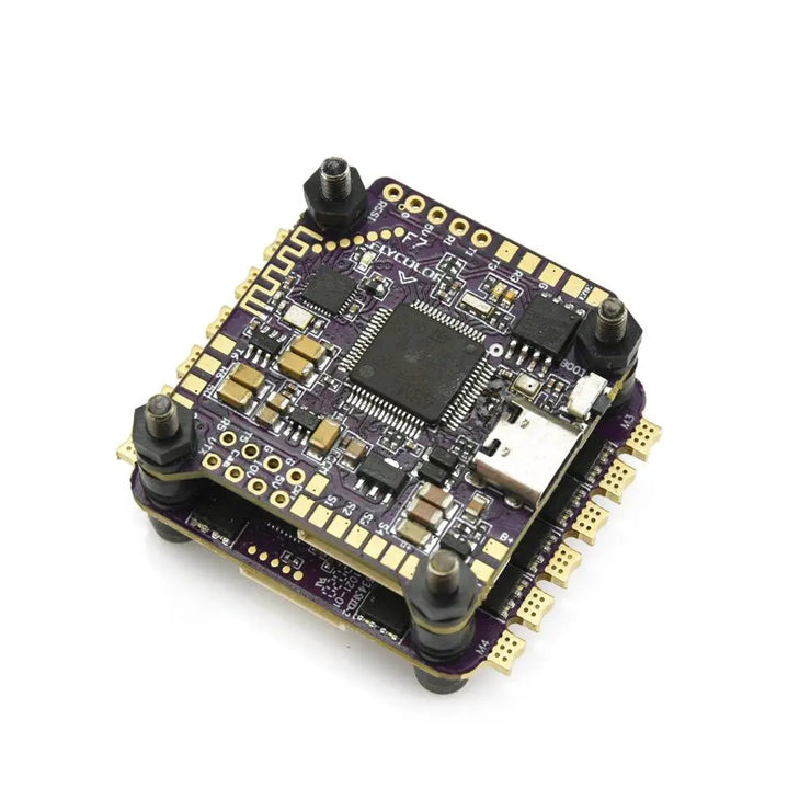 Flycolor Shell Flycolor X-Tower 2 F7 Flight Controller Stack w/ Bluetooth LED 60A 3-6S ...