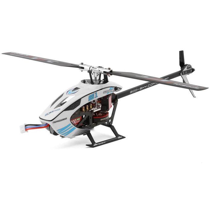 Goosky S1 RTF Version (Mode 2) 3D Flybarless Dual Brushless Motor Direct-Drive RC Helicopter - WHITE