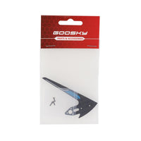 Goosky S2 3D Helicopter Tail Vertical Fin - BLUE