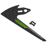 Goosky S2 3D Helicopter Tail Vertical Fin - GREEN