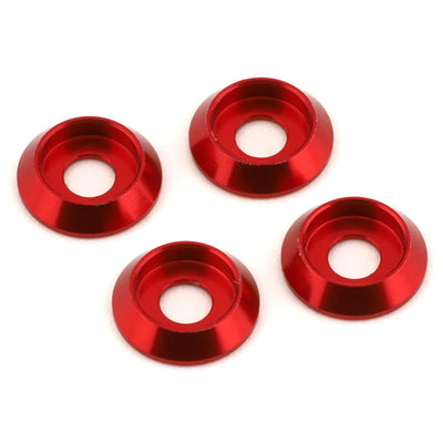 Goosky RS4 Helicopter 3mm M3 Red Finishing Washers