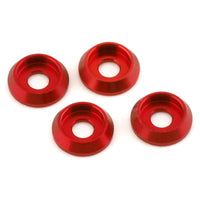 Goosky RS4 Helicopter 2mm M2 Red Finishing Washers