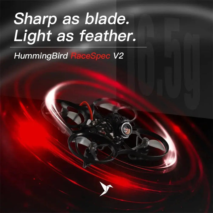 NewBeeDrone Hummingbird RaceSpec v2 16.5g 1S Analog 400mw ELRS 2.4GHz BNF Brushless FPV Whoop