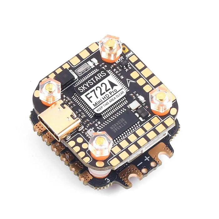 Skystars Fly Stack - F722 Mini HD Pro Flight Controller + KM35 PRO 35A BLHeli_32 3-6S 4-in-1 ESC - 20x20