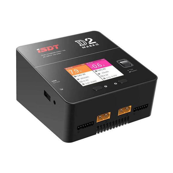 ISDT D2 MARK II デュアルチャージャー 200W ISDT D2 Mark II 200W 20A AC Dual Channel Smart Balance Charger