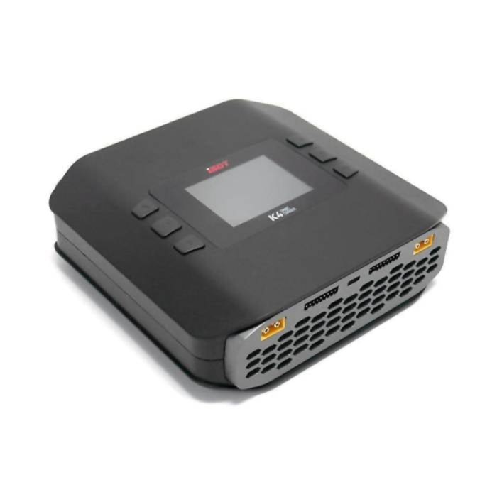ISDT K4 LiPo Charge/Discharge Cycle Mode Charger AC 400W DC 600Wx2 Smart Remote Mobile Operation Charger