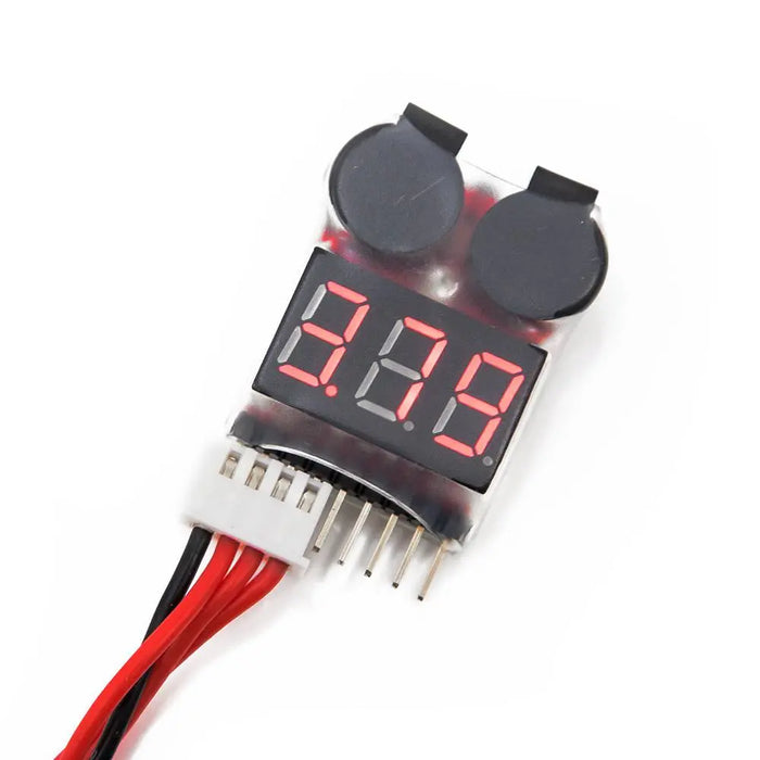 1-8S Lipo Battery Voltage Tester / Low Voltage Buzzer Alarm