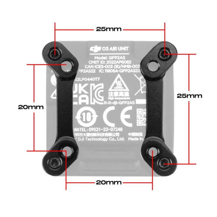 Lumenier Adapter Plates for DJI O3 Air Unit M3 20x20