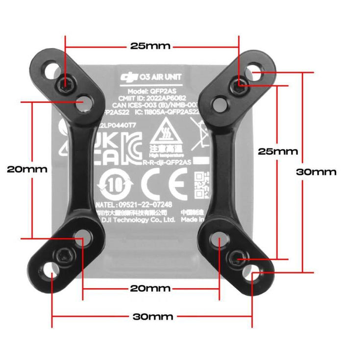 Lumenier Adapter Plates for DJI O3 Air Unit M3 Universal