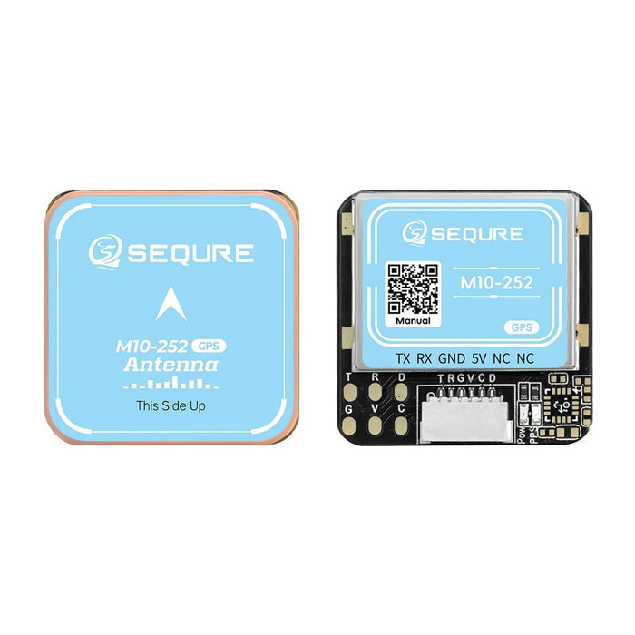 Sequre M10-252 GPS Module Small Size Fast Positioning BF INAV Ardupilot Fixed-wing Drone