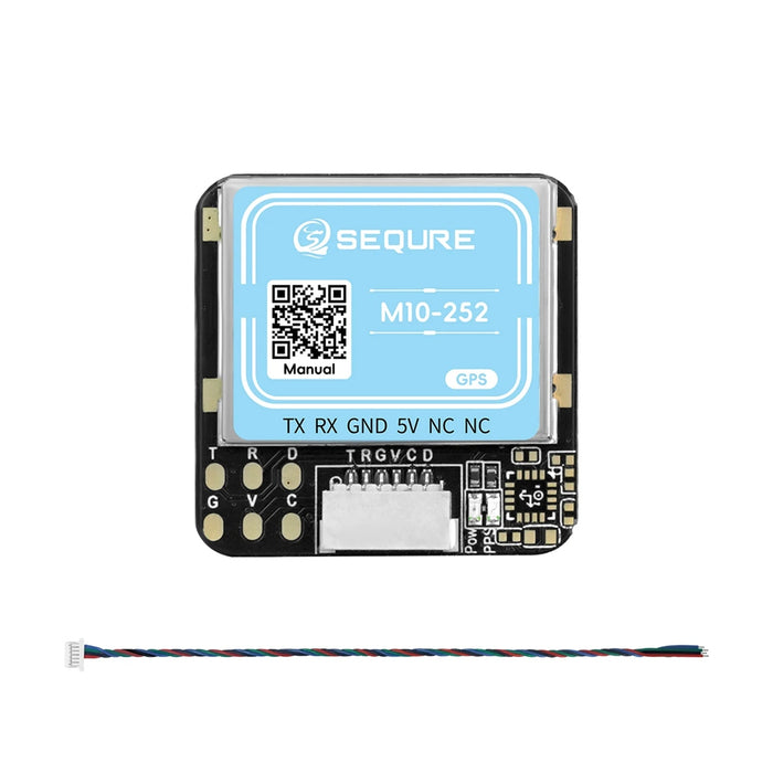 Sequre M10-252 GPS Module Small Size Fast Positioning BF INAV Ardupilot Fixed-wing Drone