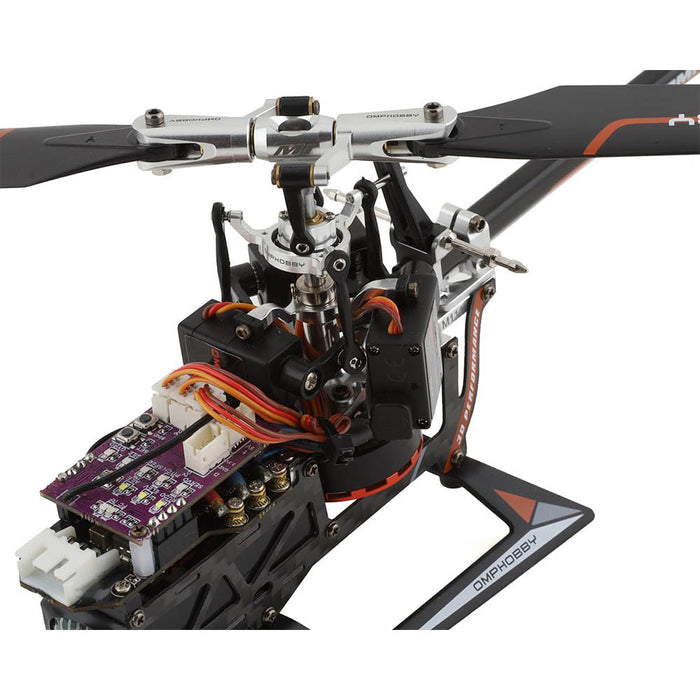 OMPHobby M1 EVO RTF 3D Flybarless Dual Brushless Motor Direct-Drive RC Helicopter - RED