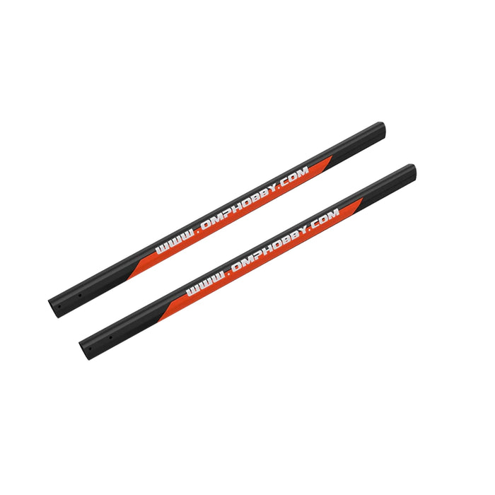 OMPHobby M2 EVO 3D Helicopter Tail Boom Set (2pcs) - Orange