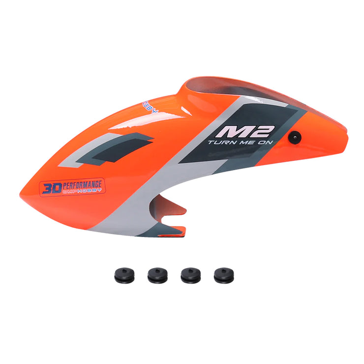 OMPHobby M2 EVO 3D Helicopter Canopy - ORANGE