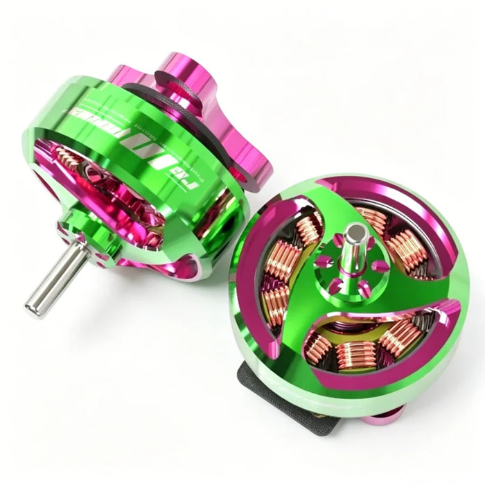 RCINPower Evo 0702 31800KV 1S Brushless Motor for FPV - Green & Pink