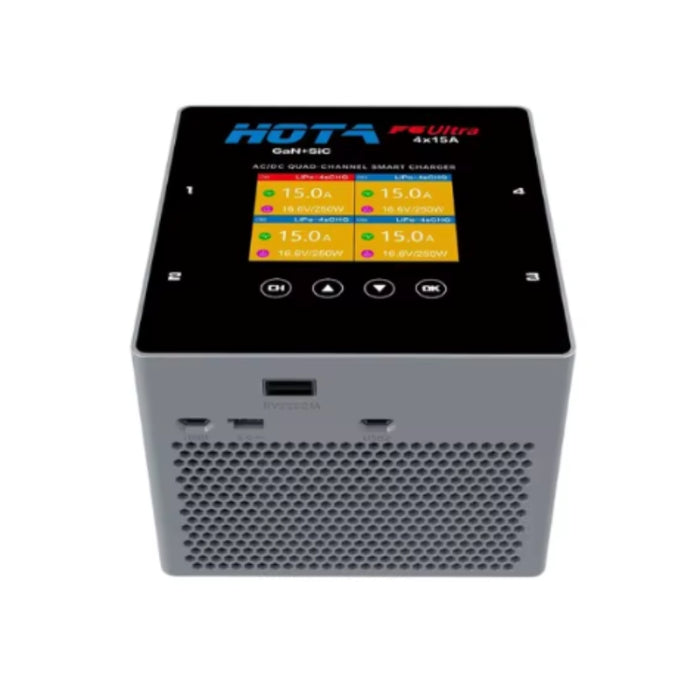 HOTA F6 Ultra 1000W GaN+SiC Quad Channel Smart Charger