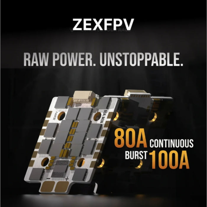 ZEXFPV BOREY F4 AM32 80A 3-8S 4in1 ESC - 20x20mm