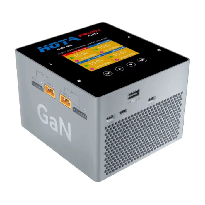 HOTA F6 Ultra 1000W GaN+SiC Quad Channel Smart Charger