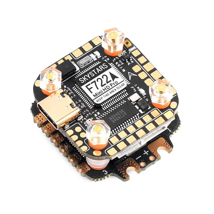 Skystars Fly Stack - F722 Mini HD Pro Flight Controller + KM40 40A AM32 3-6S 4-in-1 ESC - 20x20mm