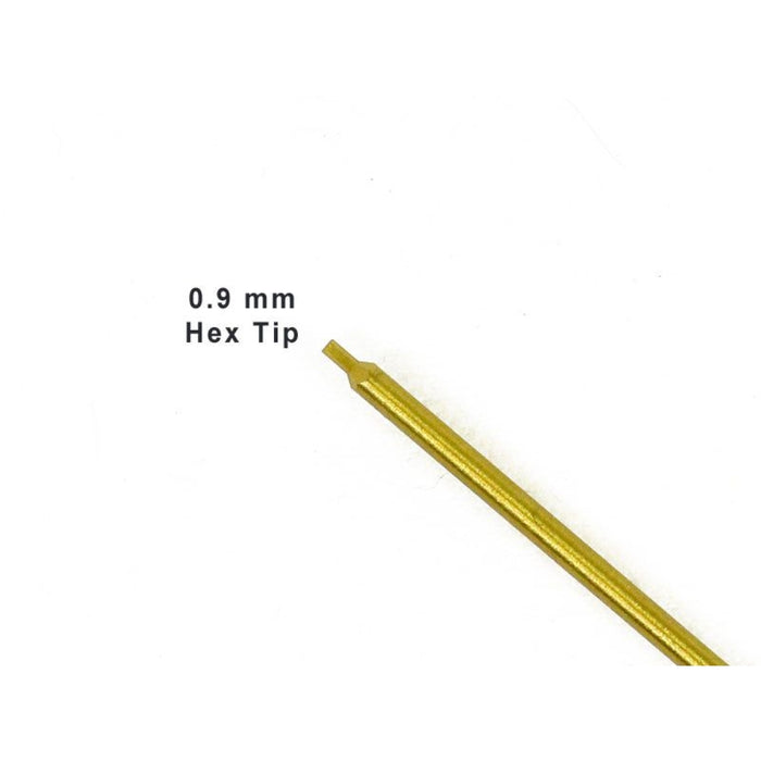 Pyrodrone 0.9mm Titanium Nitride Coated Replacement Tip for Hex Driver