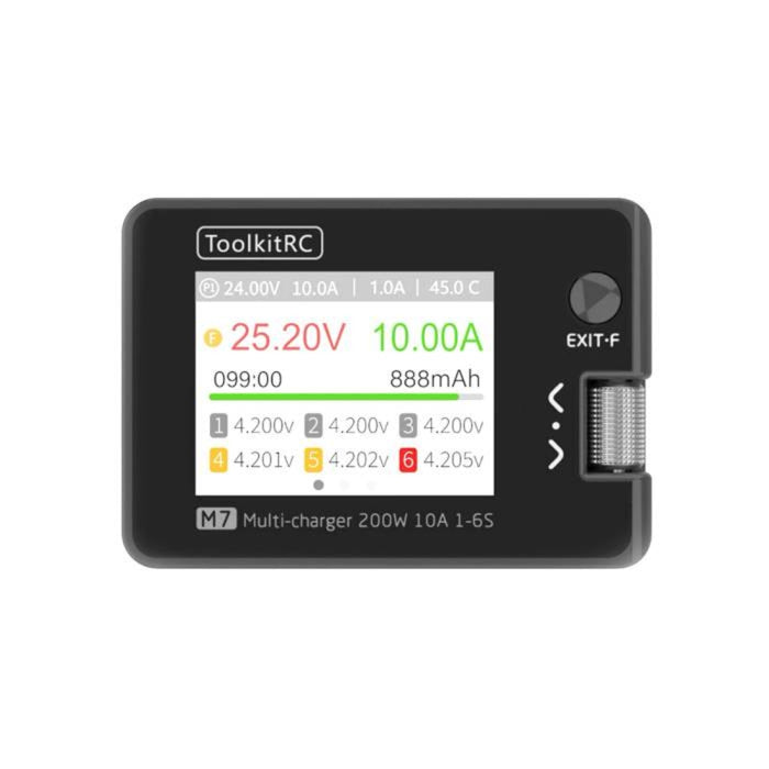ToolkitRC M7 200W 10A 2-6S DC Multifunctional Balance Charger - XT60