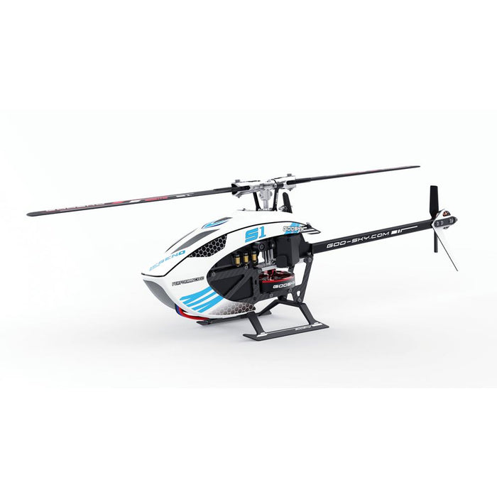 Goosky S1 Combo BNF Version 3D Flybarless Dual Brushless Motor Direct-Drive RC Helicopter - WHITE